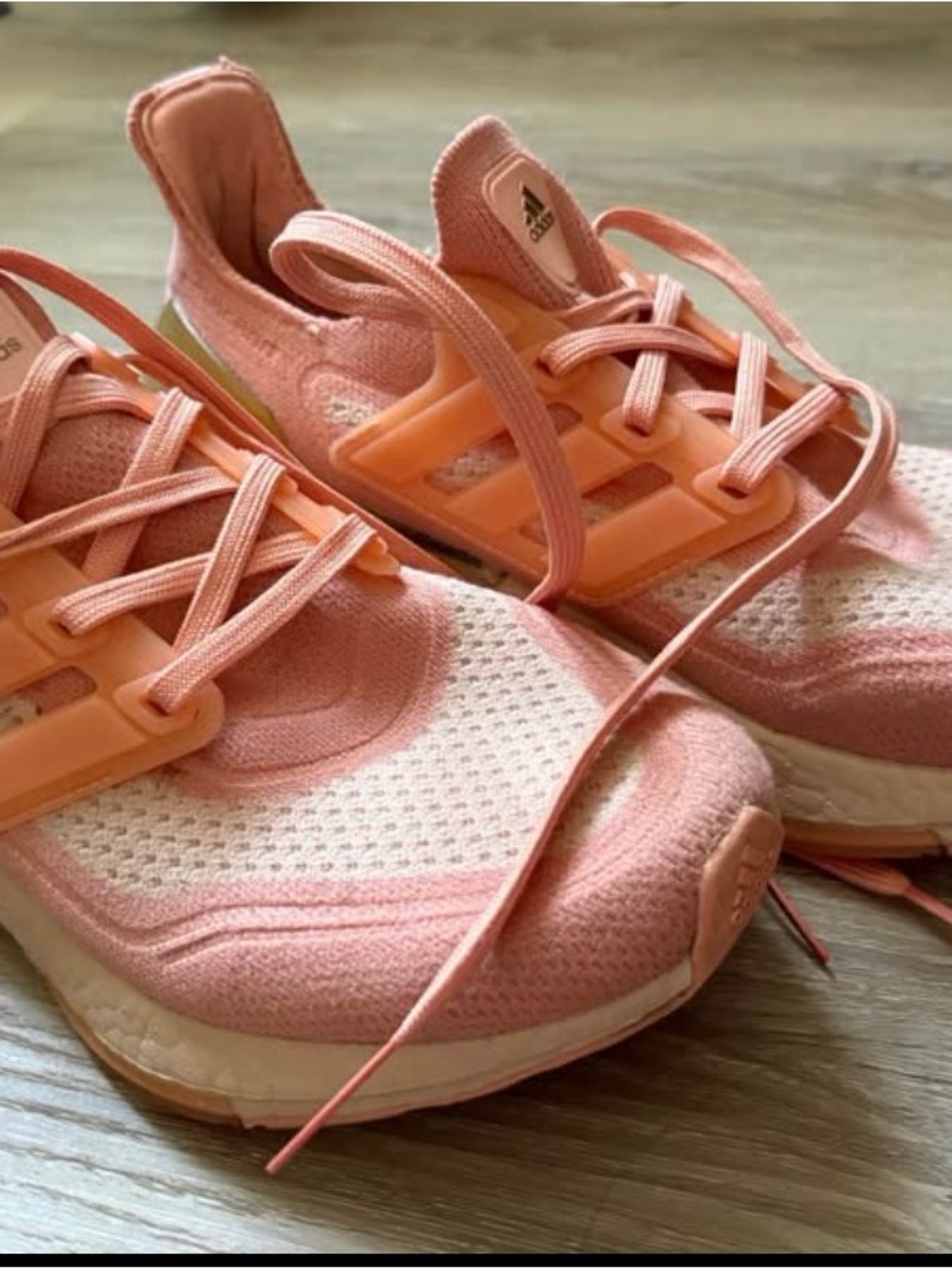adidas ultra boost 3.0 Women's Peach/Coral Athletic Running Shoes